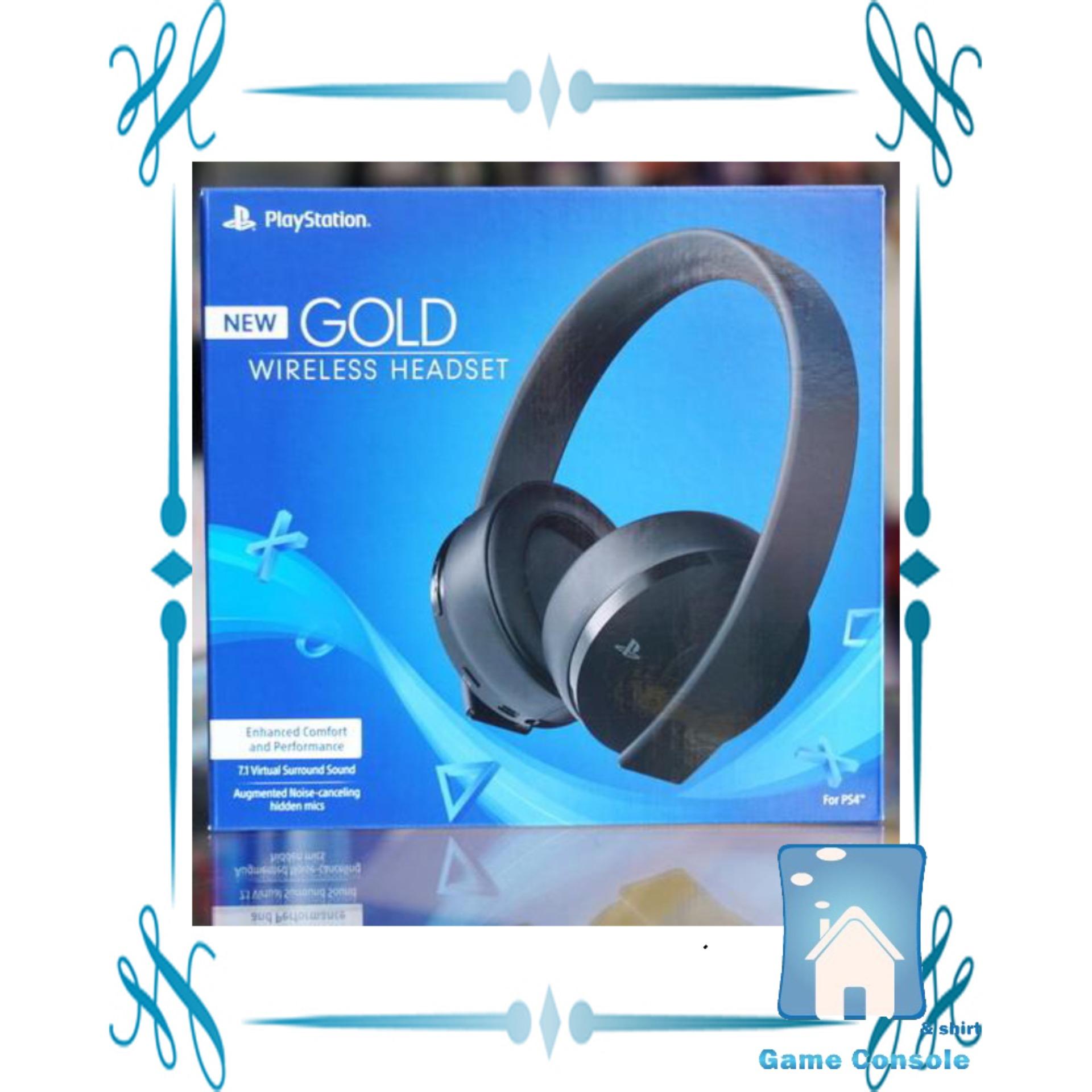 หูฟังไร้สาย Sony New Gold Wireless Stereo Headset Playstation | Lazada ...