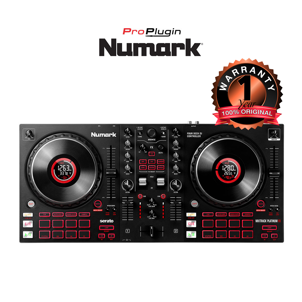 Numark Mixtrack Platinum FX เครื่องเล่นดีเจคอนโทรลเลอร์ DJ Controller (ProPlugin)
