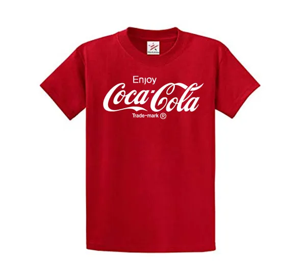 เสื้อยืด ลาย coca cola coke เสื้อยืดคุณภาพ ผ้า หนานุ่ม ใส่สบาย ไม่หดย้วย การันตี