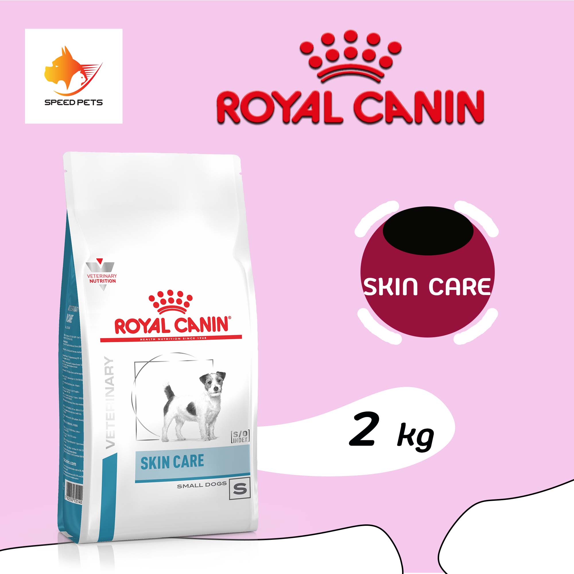 Skin care Adult 2 KG อาหารสุนัขบำรุงขน ลดขนร่วง 2 กก. 3182550797375