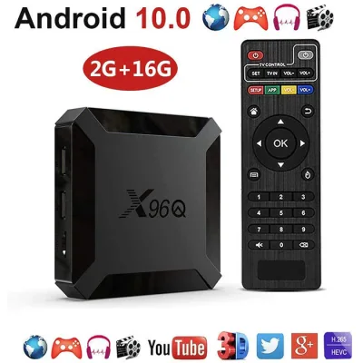 X96Q กล่องทีวี TV Smart Allwinner H313 รุ่นใหม่ล่าสุด Android 10.0 TV Box