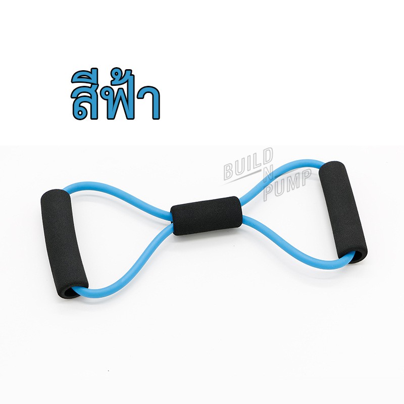 พร้อมส่ง! ยางยืดเลข 8 เล่นโยคะ ยางยืดบริหารร่างกาย เริ่มต้น Figure 8 Resistance Band บริหารกล้ามเนื้อ