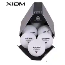 ภาพขนาดย่อของสินค้าลูกปิงปอง XIOM 3 STAR 40+ ไร้รอยต่อ (ITTF)