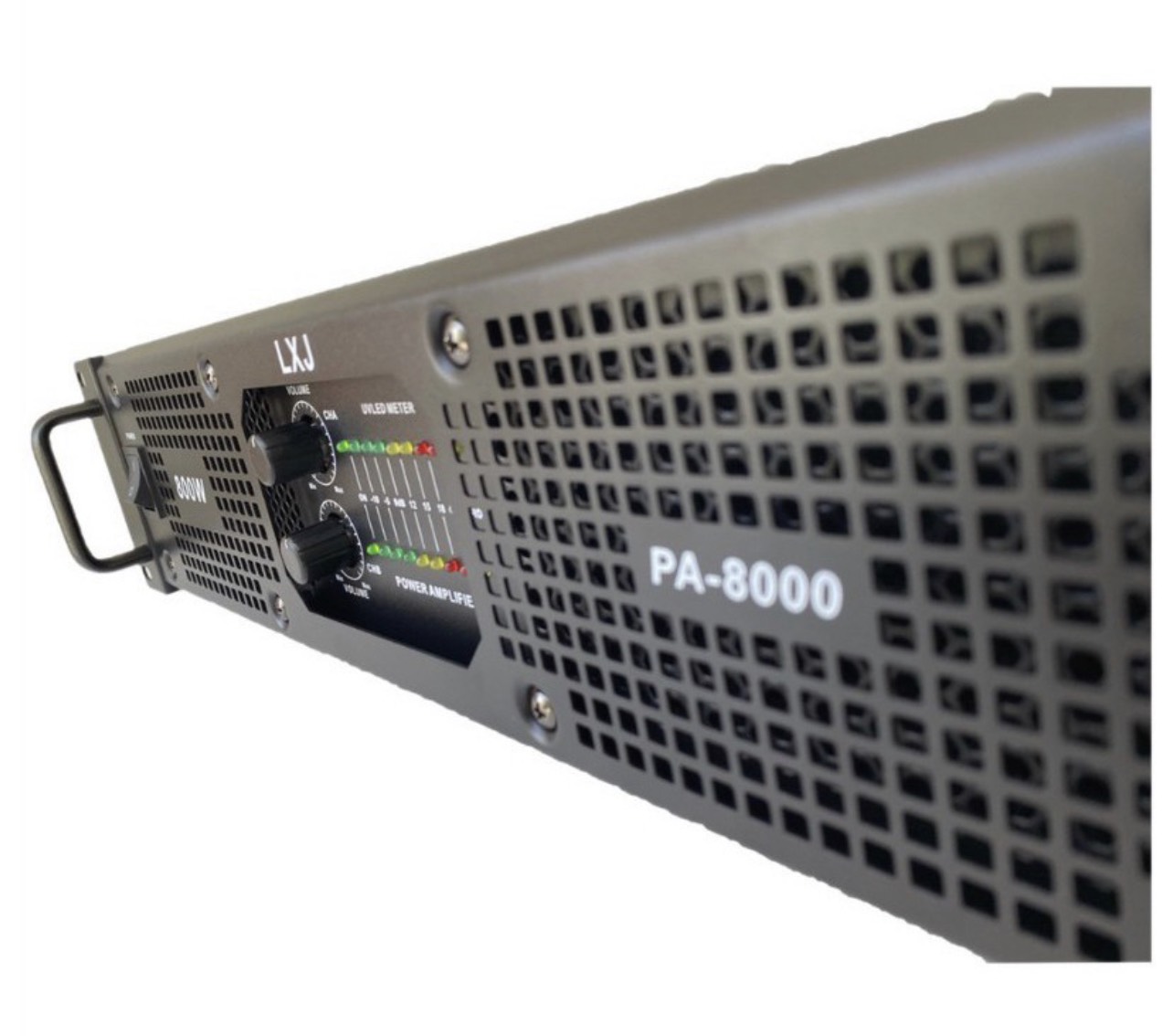 Professional poweramplifier เพาเวอร์แอมป์ 400W+400W เครื่องขยายเสียง ...