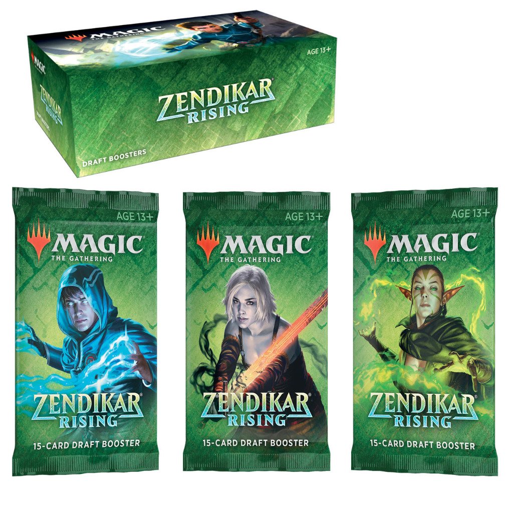 Magic The Gathering Zendikar Rising Draft Booster Pack - MTG - Card ...