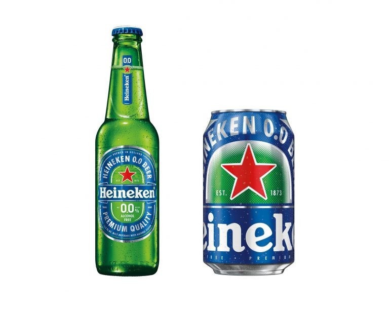 ไฮเนเก้น นอนแอลกอฮอล 0.0 เบียร์แคน 330มล. (6 กระป๋อง) Heineken Non Alcoholic 0.0 Beer Can 330ml.