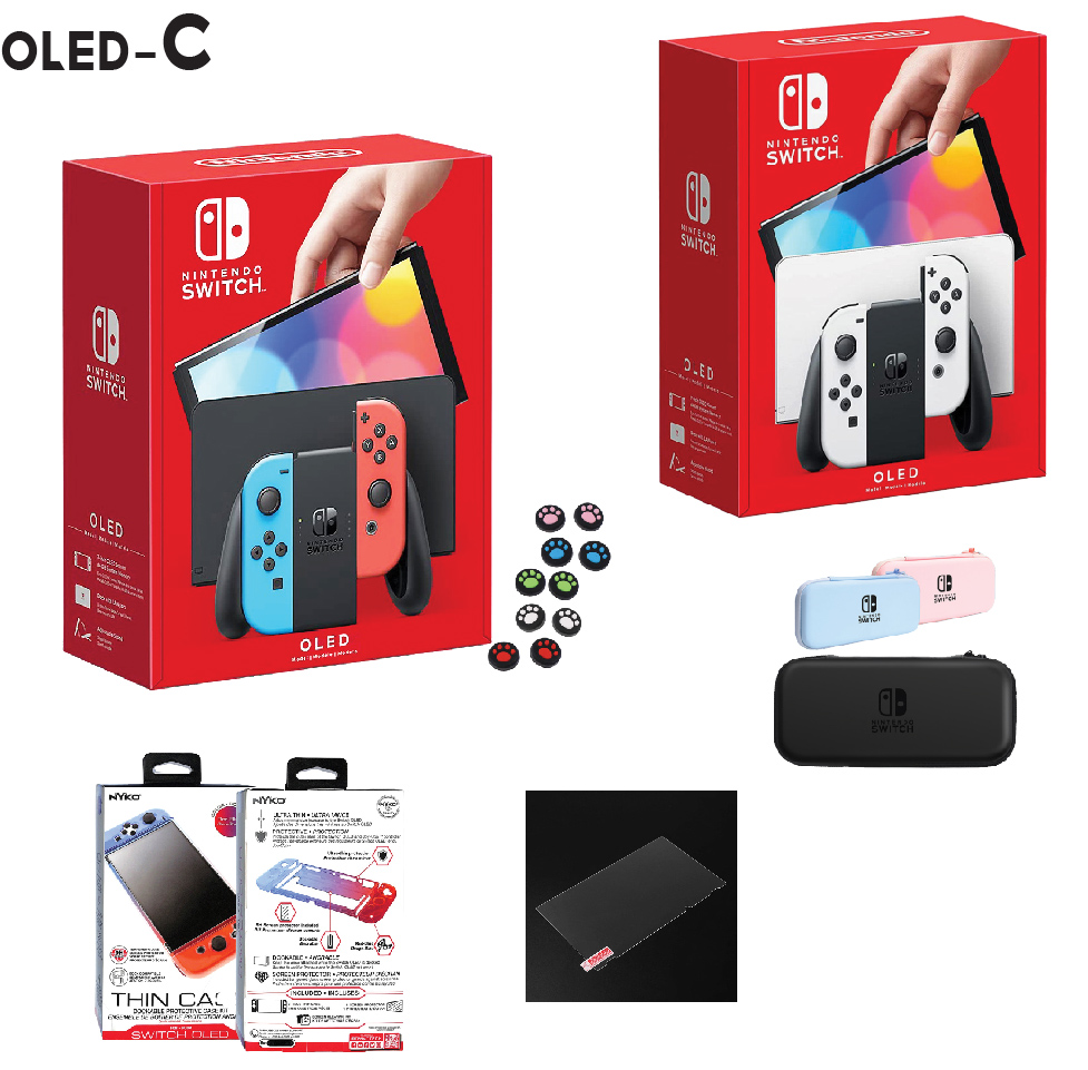 Nintendo Switch OLED ABC เครื่องเล่นเกม นินเทนโดสวิทช์ รุ่นใหม่ จอ OLED ...