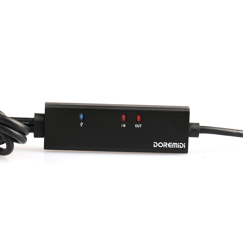 DOREMiDi MTU-11 MIDI to USB C Type C Cable USB MIDI Converter with Indicator Light for MacBook Android