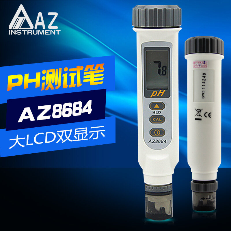 เครื่องวัดค่า พีเอช pH ในน้ำ ยี่ห้อAZ เครื่องวัดค่าphน้ำ AZ เครื่องวัดค่ากรดด่าง วัดค่าอุณหภูมิ ปากกาวัดค่ากรดด่าง พีเอช Digital pH Meter