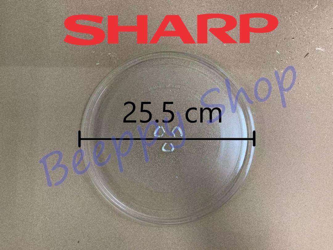จานไมโครเวฟ Sharp รุ่น R-2200F/R-2201F/R-650PBK/R-652PBK/R-752PBK/R-742P ของแท้
