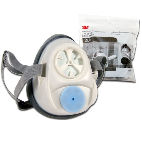 3M หน้ากากกรองเดี่ยวชนิดครึ่งหน้า พร้อมไส้กรอง รุ่น 1200 3M หน้ากากกรองเดี่ยวชนิดครึ่งหน้า พร้อมไส้กรอง รุ่น 1200