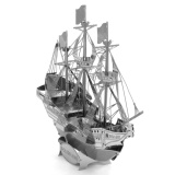 จิ๊กซอว์ 3 มิติของเล่นประกอบรุ่นเรือโจรสลัดปริศนา DIY