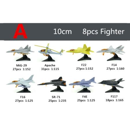 4D MODEL ชุด โมเดลเครื่องบินรบ 16 แบบ