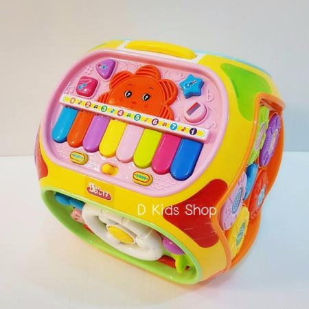 ของเล่นเสริมพัฒนาการ ของเล่นเด็ก กล่องกิจกรรมดนตรีใหญ่ 7 ด้าน  Educational Toys House