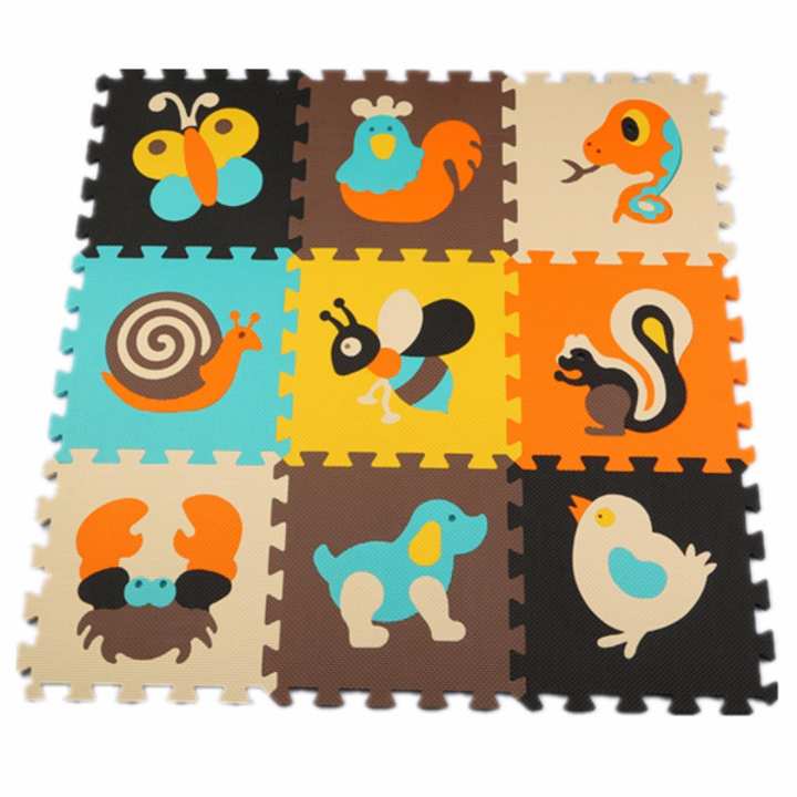 9 Pcs/set Carpet Baby Play Mat Floor Puzzle Mat Developing Crawling Rugs - intl