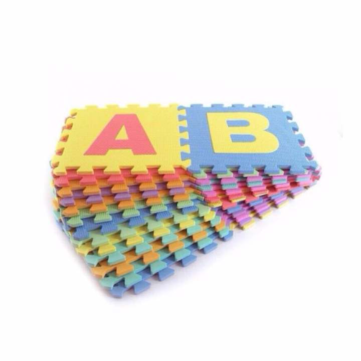 แผ่นรองคลาน A-Z ขนาด 1 ฟุต 26 แผ่น