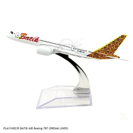 Naynaeshop โมเดลเครื่องบิน BATIK AIR Boeing 787 DREAM LINER (16 cm)