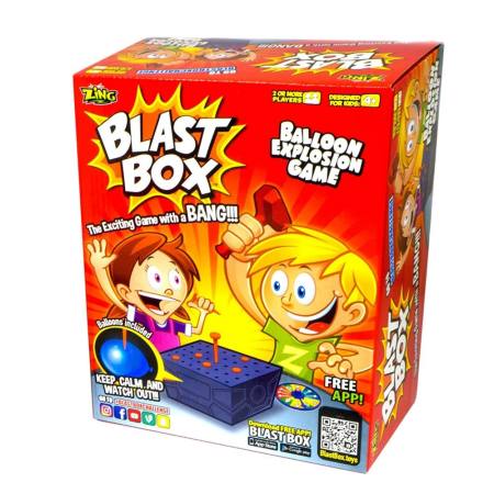 Blast Box เกมส์เสี่ยงดวงทุบลูกโป่ง ทุบเข็มลงกล่องไม่ให้โดนลูกโป่ง พร้อมลูกโป่ง100ลูก