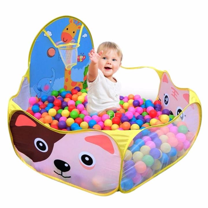 Candy Toy บ้านบอลพร้อมเเป้นบาส
