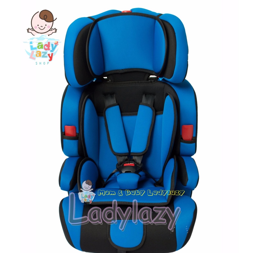 ราคา ladylazyคาร์ซีท(car seat) ที่นั่งในรถยนต์ขนาดใหญ่ No.SQ303 สีน้ำเงิน