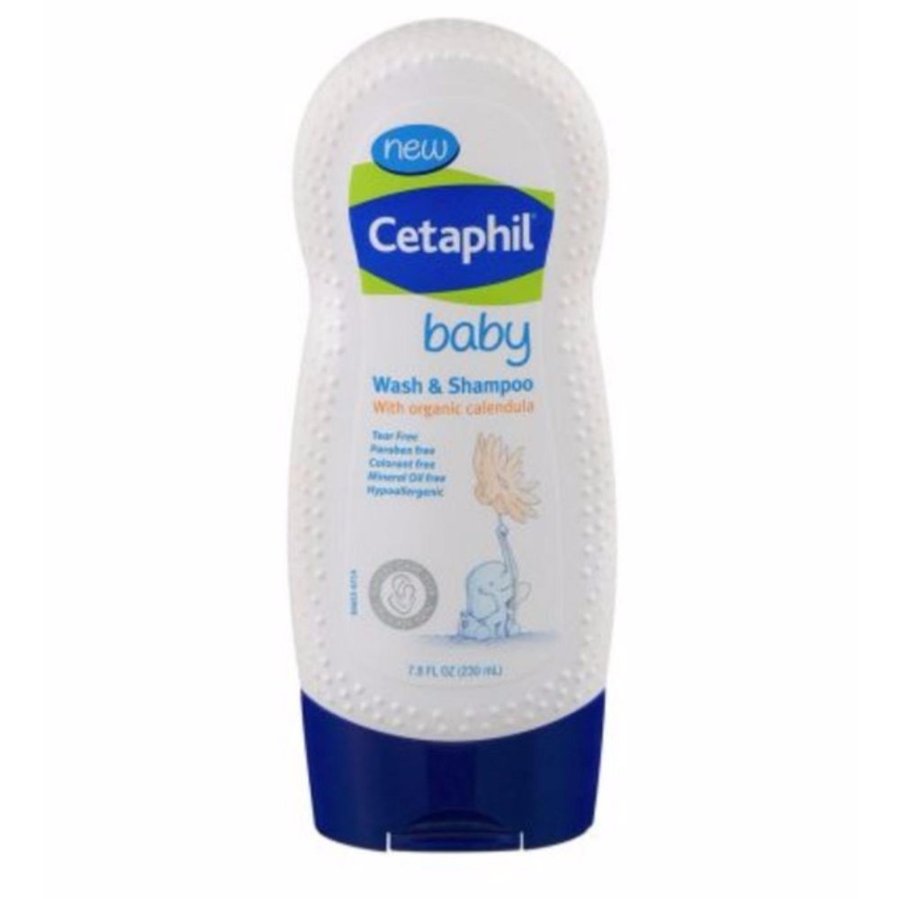 Cetaphil Baby Wash & Shampoo เซตาฟิล ผลิตภัณฑ์ทำความสะอาดเส้นผมและร่างกาย สำหรับเด็ก 230 มล.