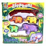 thetoy รถของเล่น ชุดต่อ รถไฟ รูป ช้าง สำหรับคุณหนู ๆ ของเล่นเด็ก ของเล่นบังคับ และ ยานพาหนะ