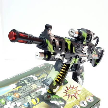 Combat Gun MP8 ปืนเด็กเล่น ปืนกล ปืนมีไฟ