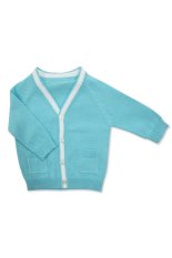 Cozi Co. เสื้อ Hand Knitted เด็กแรกเกิด 0-3 เดือน - สีฟ้า