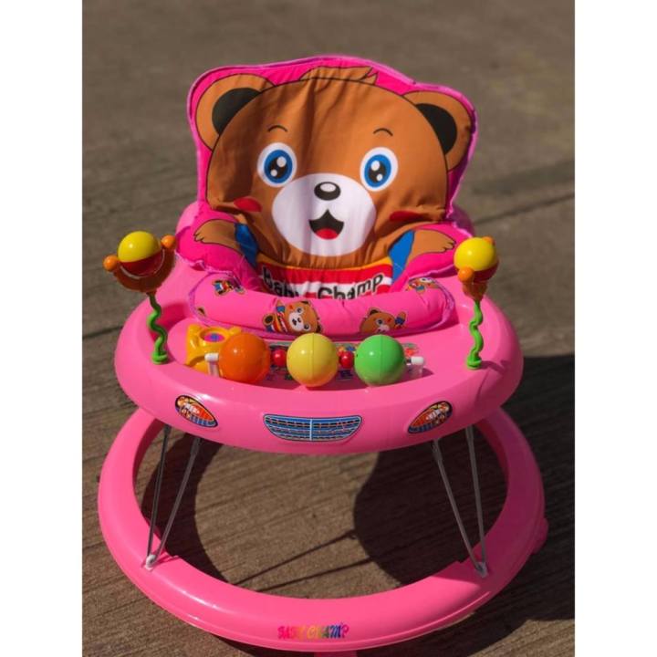 Dekdeebaby รถหัดเดิน หน้าหมี Teddy มีเสียงดนตรี