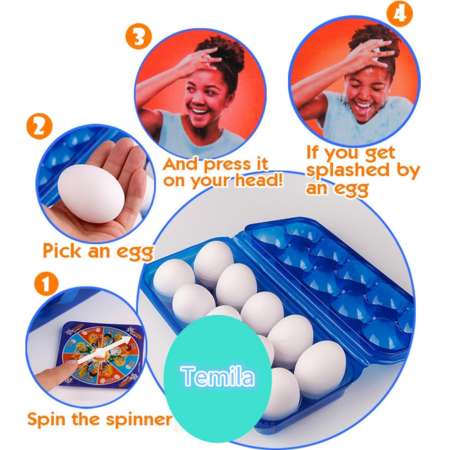 Egg Roulette ของเล่น เกมส์เสี่ยงดวงไข่รูเร็ตแสนสนุก ของเล่นเด็กทำจากซิลิโคนไม่เจ็บ