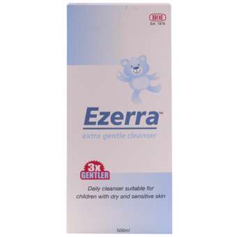 Ezerra Extra Gentle Cleanser 500 ml ผลิตภัณฑ์ทำความสะอาดผิวหน้าและผิวกาย