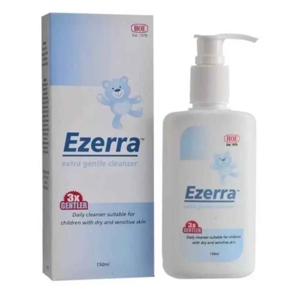 Ezerra Extra Gentle Cleanser ผลิตภัณฑ์ทำความสะอาดผิวหน้าและผิวกายสูตรอ่อนโยน (150 ml)