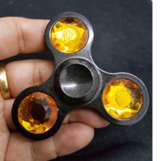 Fidget Spinner ลูกข่างมือหมุน  finger gyro Tri-s Pinner ของเล่นอยู่ไม่สุข, รุ่นลูกแก้วเพชร