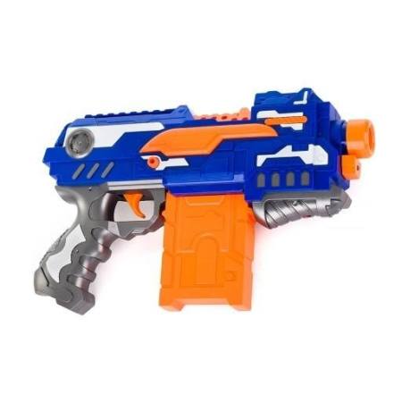 ปืนเด็กเล่น ปืนกลไฟฟ้ายิงกระสุนโฟมชนิดเบาไม่อันตราย HIGH SPEED SOFT BULLET GUN NO.7014