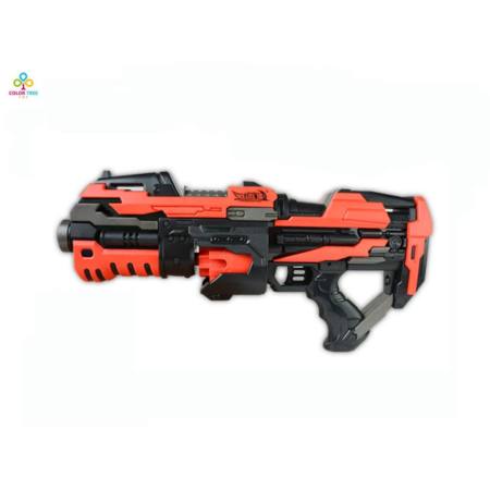ปืนเด็กเล่น ปืนกลไฟฟ้ายิงกระสุนโฟมชนิดเบาไม่อันตราย HIGH SPEED SOFT BULLET GUN NO.FJ822