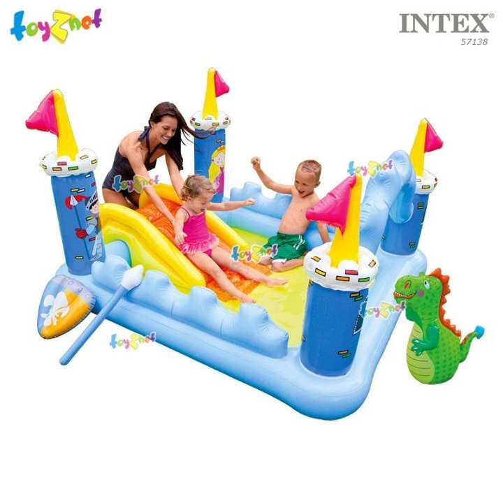 Intex สระน้ำ เป่าลม สวนน้ำสไลเดอร์ แฟนตาซี คาสเซิล รุ่น 57138