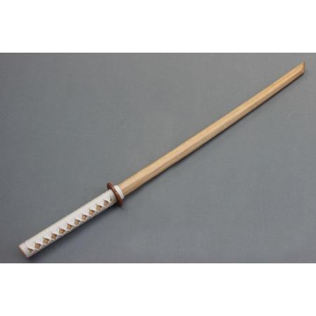 JAPAN ดาบไม้ซามูไร bokken งานคุณภาพผลิตจากไม้เนื้อแข็ง (เพิ่มสายเชือกห่อรอบที่จับ)