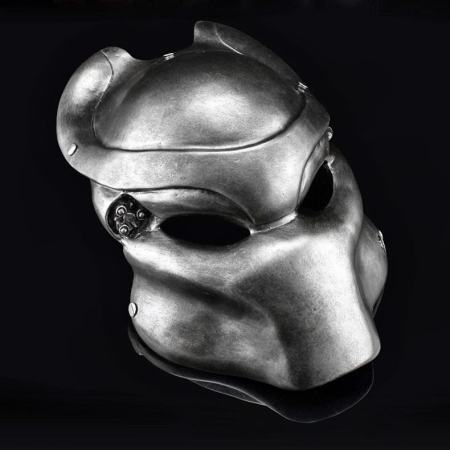 JAPAN หน้ากาก กันน็อค Predator พีเดเตอร์ สุดโหด วัสดุ ไฟเบอร์กลาส fiberglass ( คอลเลคชั่น ของสะสม ที่มีคุณภาพสูง ) ไส่เล่น BB GUN Mask Halloween ฮาโลวีน