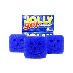 Jolly Gel Flocculent (4 ก้อน/กล่อง) ช่วยให้น้ำในสระว่ายน้ำใสภายในไม่กี่ชั่วโมง