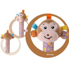 kaowpod ของเล่นเด็ก บีบมีเสียง เสริมพัฒนาการเด็กเล็ก ลายลิง