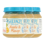 Heinz แอปเปิ้ล + มะม่วงชนิดข้น 110 กรัม (แพค 3)