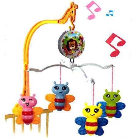 Kid toys ของเล่นเด็ก โมบาย รูปตุ๊กตาผ้า 4 ก้าน