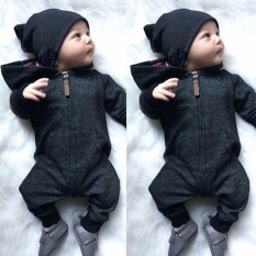 เด็กทารกเด็กทารกเด็กทารกที่อบอุ่น Romper Jumpsuit Bodysuit มีฮู้ดเสื้อผ้าชุด - นานาชาติ