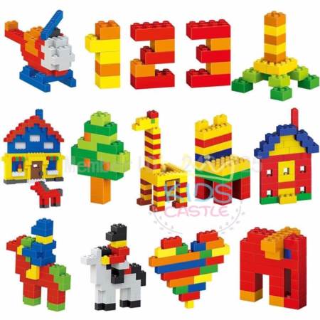 Kids castle บล็อคตัวต่อ 1000 ชิ้นของเล่นเสริมพัฒนาการเด็กพัฒนา IQ ฝึกสมาธิ