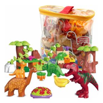 Kids Toys ของเล่นเลโก้ไดโนเสาร์ตัวต่อเสริมทักษะ ฝึกสมอง จินตนาการ จำนวน 38 ชิ้น