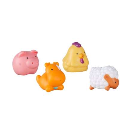 Kidsme ของเล่นอาบน้ำ ตุ๊กตาสัตว์ฟาร์ม Bath Farm Toy (4 ชิ้น)  Babyfirst