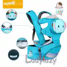 ภาพขนาดย่อของภาพหน้าปกสินค้าladylazy เป้อุ้มเด็ก Mambo 4in1 Hip Seat Carrier (สีชมพู) จากร้าน ladylazy บน Lazada ภาพที่ 4