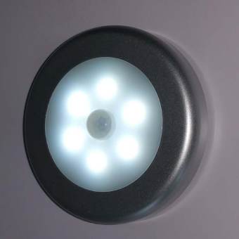 LED ไฟกลางคืนไร้สาย PIR มนุษย์ Body หลอดไฟตรวจจับการเคลื่อนไหวอินฟาเรด LED ไฟเซนเซอร์ - INTL