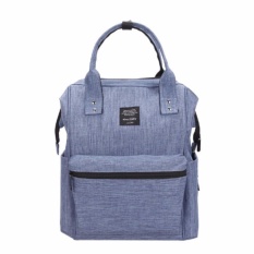Love Shoppe กระเป๋าเป้สะพายหลังสำหรับคุณแม่ กระเป๋าเป้อเนกประสงค์ กระเป๋ใส่ของเด็ก กระเป๋าใส่ผ้าอ้อม ขวดนม (สีฟ้า)- About Baby Bag Blue Color