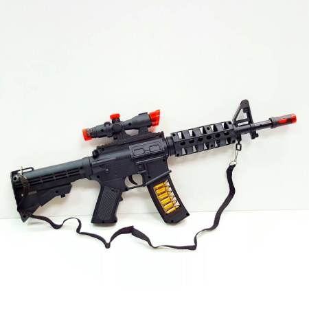 มองหาราคาพิเศษ Machine Gun Super Combat Mission ปืนกล M16 มีเลเซอร์ มีไฟ
มีเสียง นำเข้ามาใหม่